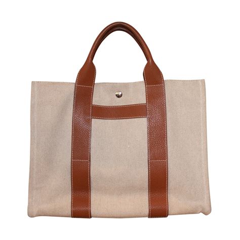 hermes canvas shopping bag|hermes tote bag price.